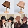 Cotton Twill Wrinkled Fisherman Hat For Winter Casual Outdoor Travel