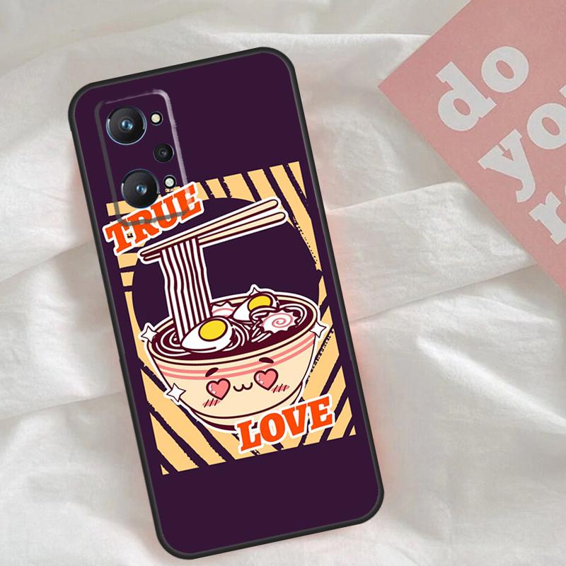 Eating Ramen Noodle Lovers Case For Realme C75 C63 C61 C65 C67 C55 C51 C53 C35 C71 15 11 12 13 14 Pro Plus GT6 GT7 Pro