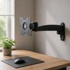 Retractable Display Bracket Swivel Monitor Wall Mount Tilt for Industrial