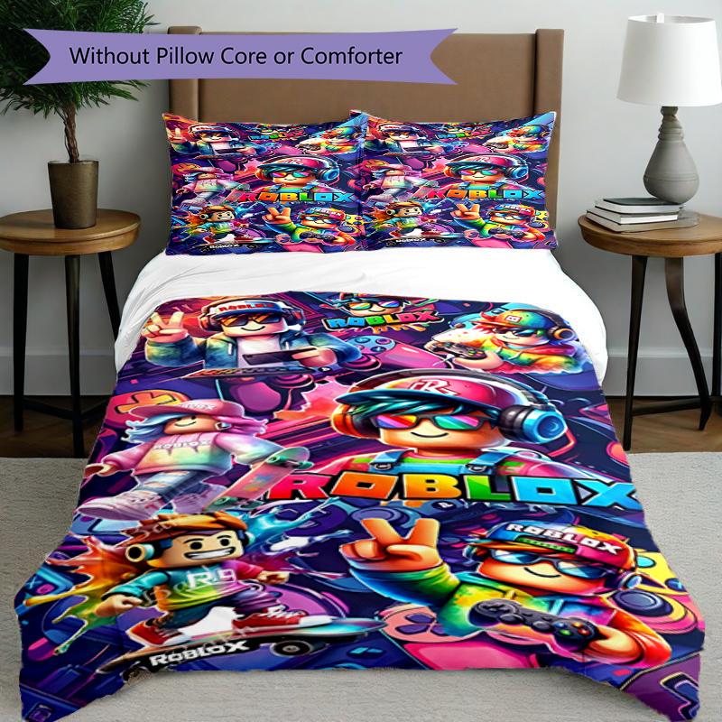 3pcs Duvet Cover Set (1*Duvet Cover + 2*Pillowcase, Without Core), DRAGON BALL Print Bedding Set, Bedroom Decor, All‑Season, Birthday Gift