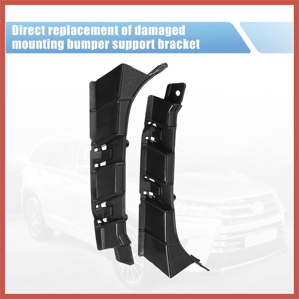 ACROPIX 1 Pair Left and Right Side Front Bumper Mounting Support Bracket 51117116667 51117116668 for BMW X5 E53 2004-2006 Car Parts
