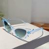 GM LUMIAS Bat Wing Shaped Sunglasses New Fashion Candy Color Decor Shades Trendy Luxury Brand Design Gradient Rave Sun Glasses