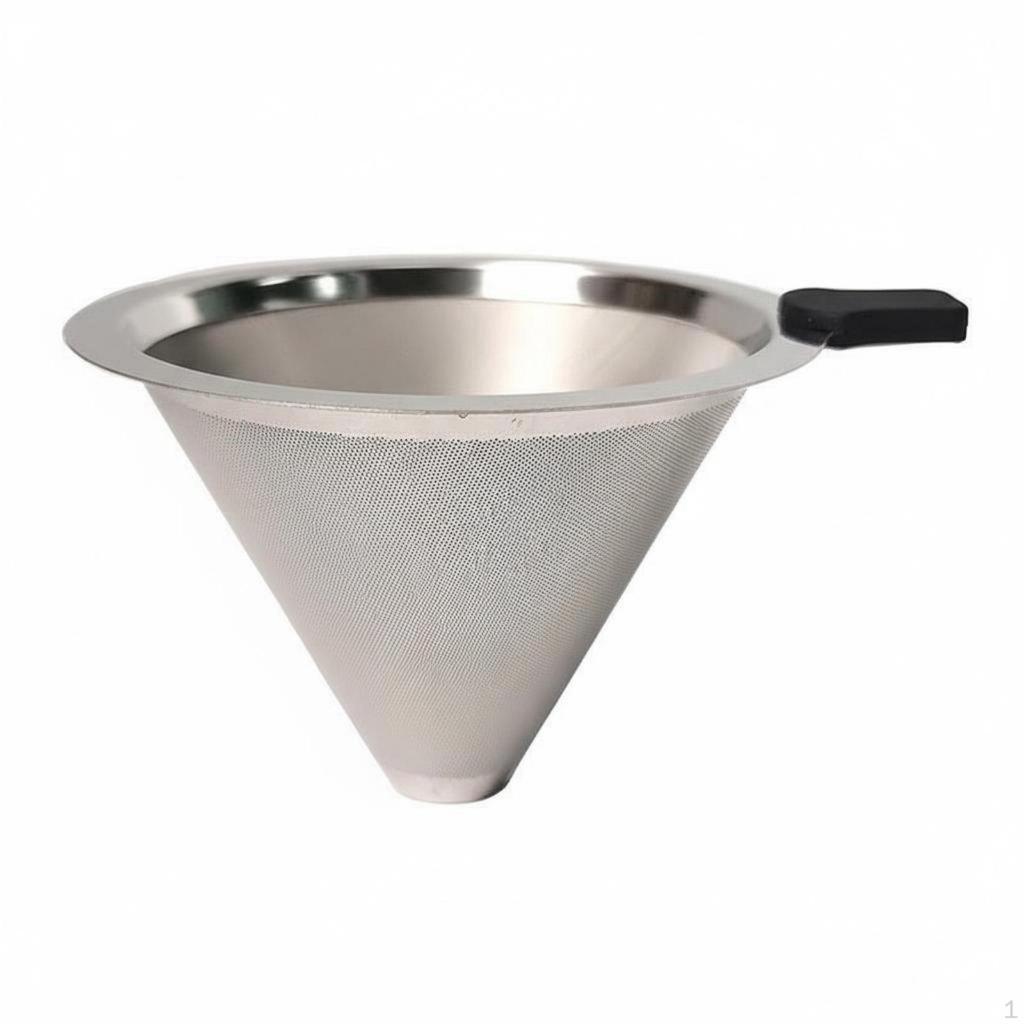 Stainless Steel Coffee Strainer Food Grade 60Degree Cone Design Pour