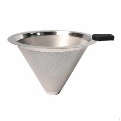 Stainless Steel Coffee Strainer Food Grade 60Degree Cone Design Pour