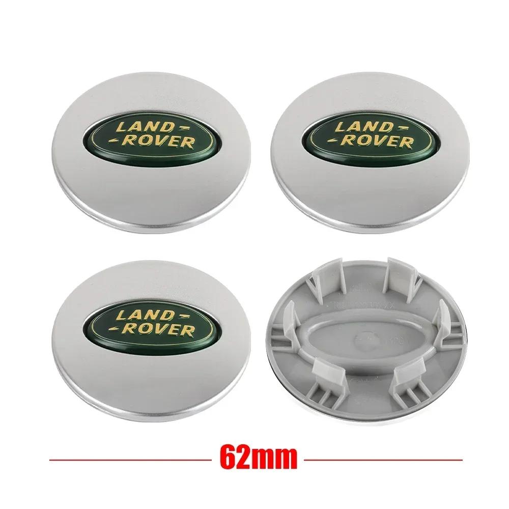 4pcs 62mm Car Styling Car Wheel Center Hub Cap Covers Badge For Landrover SVR Discovery Velar Evoque Range Rover L322 L405 L320
