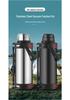Large Capacity Stainless Steel Thermos for Men and Women - Portable Outdoor Water Bottle for Car and Home Use