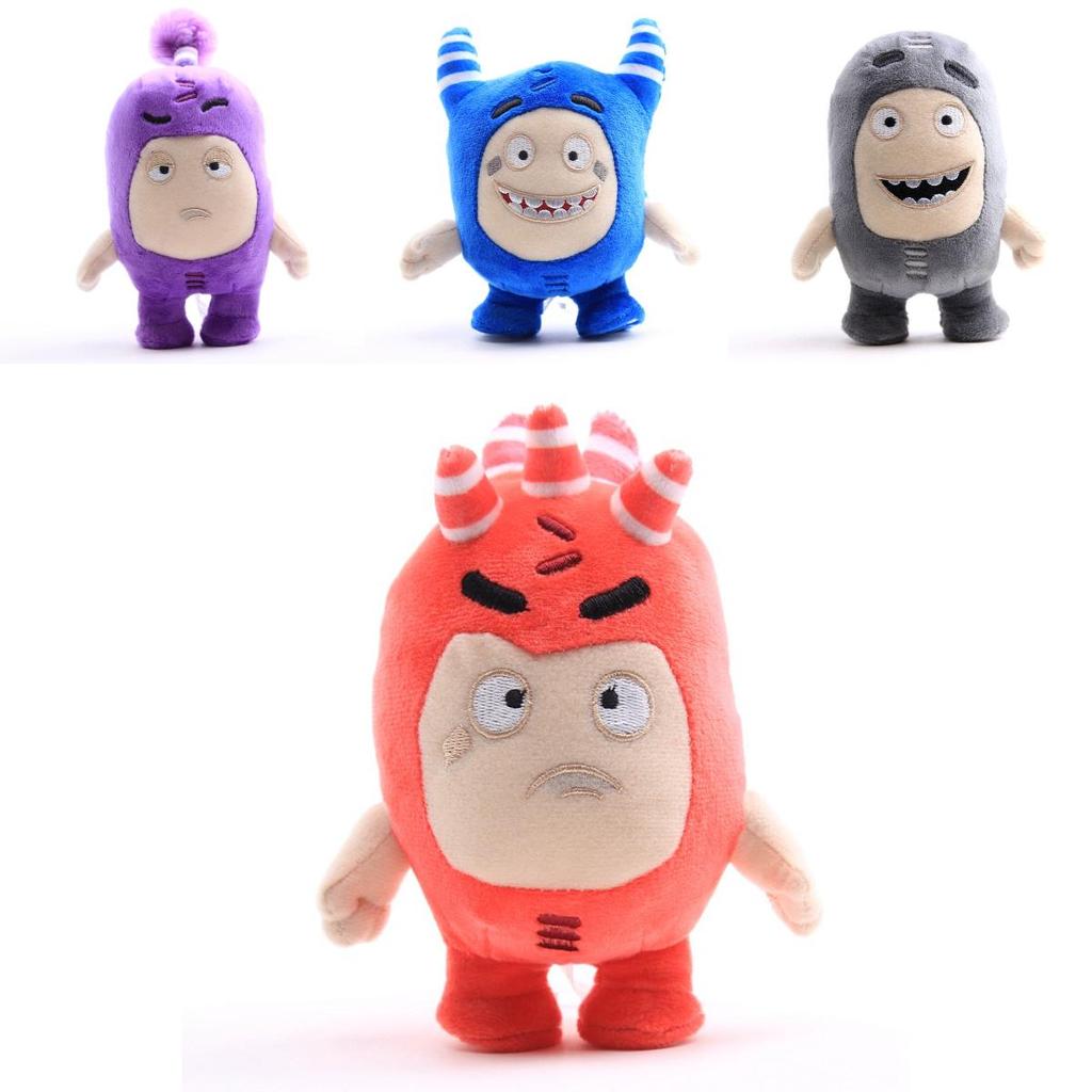 Oddbods 18cm Plush Soft Cuddly Toy Newt Bubbles Pogo Zee Jeff Fuse Slick For Cozy Comfort