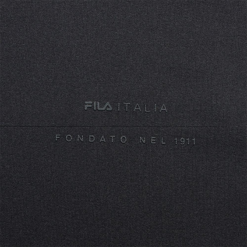 FILA White Simple Versatile Solid Color Cool Touch Polo Shirt Men tops Black F11M623135FBK