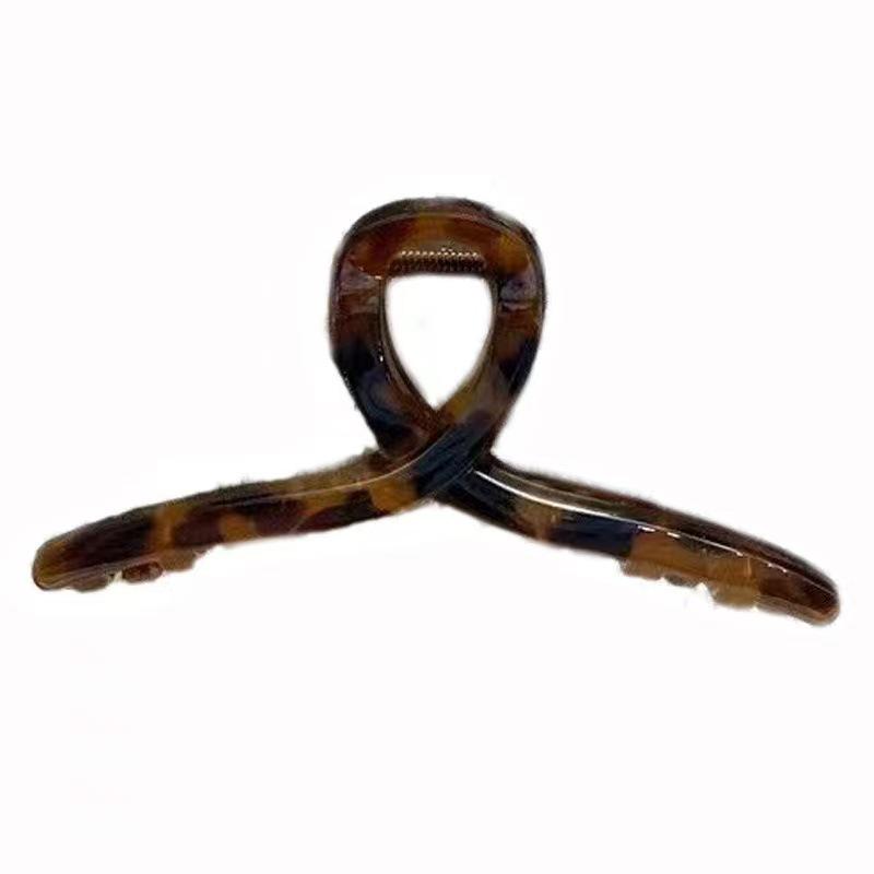 2024 Retro Leopard Print Large Hair Claw Clip for Women
