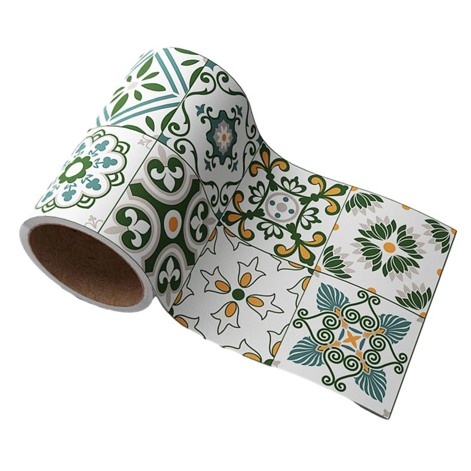 

Наклейки на стену Линия талии 10см*100см Самоклеящаяся наклейка на стену Плинтус Наклейка на пол Гофрированная проволока Наклейка для ванной