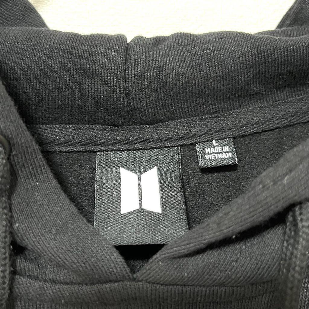 [USED] Vintage BTS hoodie, black, size L, Big Hit