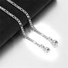 Punk Mode Figaro Gliederketten 4mm Gold Silber Farbe Edelstahl Kette Halsketten Für Männer Frauen Vintage Schmuck Geschenk XL300-4