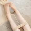 0D Summer ultra-thin pantyhose with fully transparent toes, one-line crotch, flesh-colored and black, sexy invisible pantyhose for women