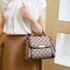 Korean New Light Luxury Textured Bag Fashionable Crossbody Small Square Bag Versatile Women's Leather Pattern One Shoulder Handbag