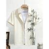 2026 Men's Spring New Short-Sleeved Shirt Plant Flowers HD 3D Printed Shirt Hawaiian Beach Party Clothes Men's Quick Drying 5XL