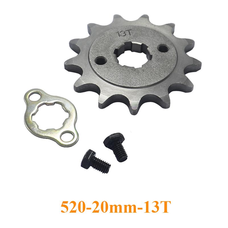520 20mm 10T 11T 12T 13T 14T 15 16 17 18 19 20 T Front Engine Sprocket For Honda Lifan ZongShen YCF ATV Quad Dirt Pit Bike Buggy