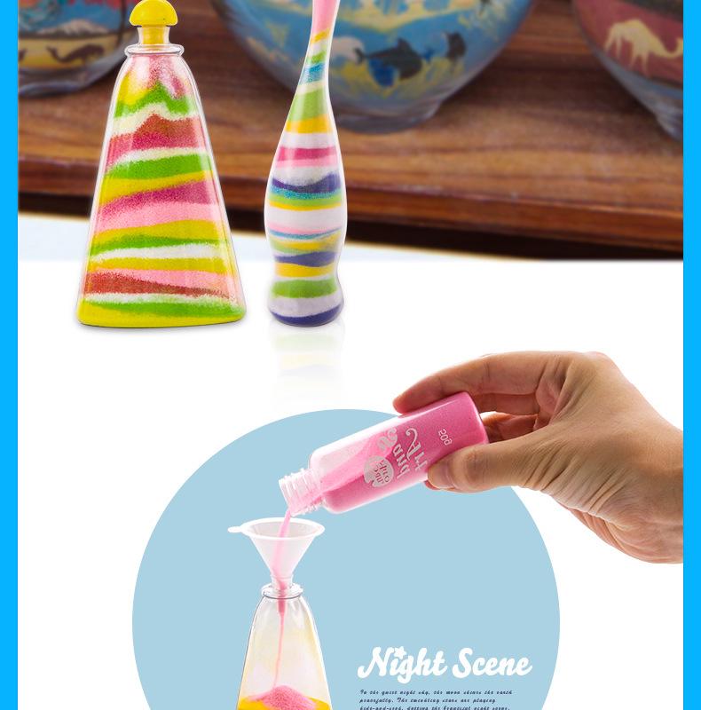Milo Creative Sand Painting Set for Kids Ages 3-6: DIY Colored Sand Art for Early Childhood