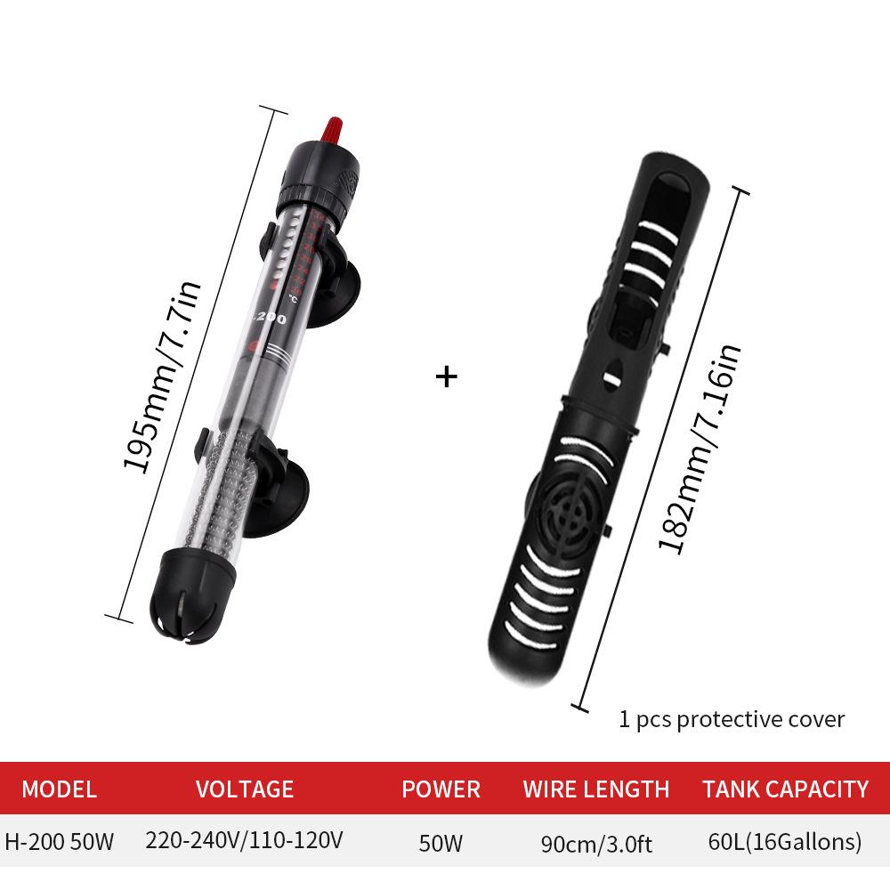 Fish Tank Heater: Automatic Thermostat with Precise Temperature Control (EU/US Compatible)
