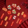 1 Set Hanging Ornament Chinese Red Pendants Traditional Chinese Patterns Good Luck Decoration Spring Festival Christmas Ornament