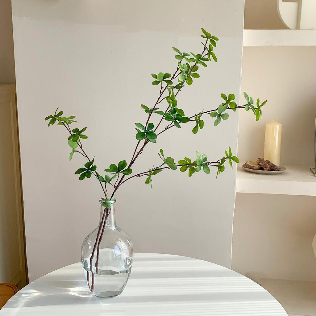 Horse Chestnut Hanging Bell Artificial Plant - Transparent Floral Arrangement for Living Room or Dining Table Decor