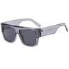 Modern Square Uv400 Sunglasses For Men And Women With Gray Lenses For Outdoor Activities