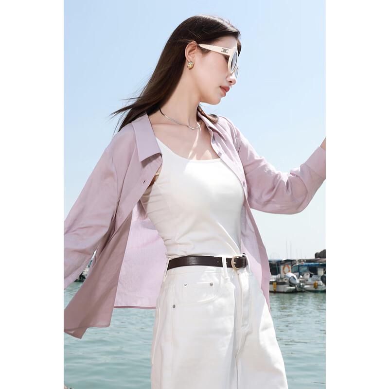 

Женская свободная рубашка из лиоцелла и льна Санцай XL (170/96B)