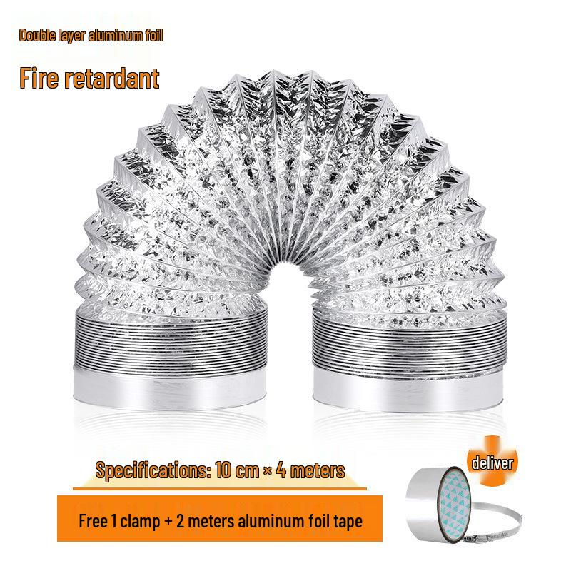 Aluminiumfolie Lüftungsabluftkanal für Badezimmer-Luftaustauscher