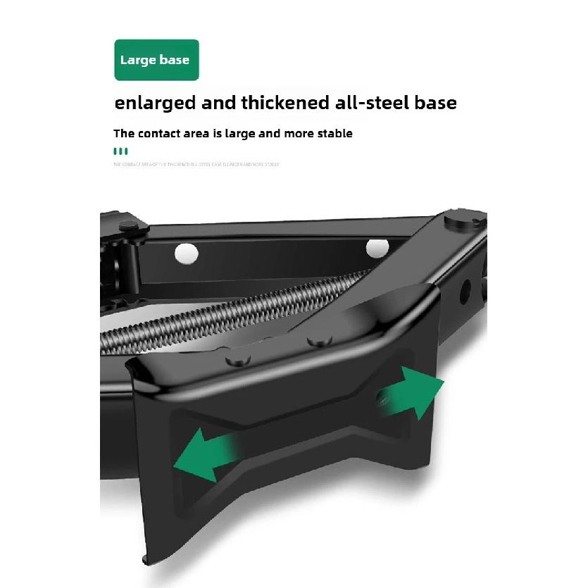 BAOLIAN Car Scissor Jack 3T Auto Emergency Lift Stand Labor-Saving Repair & Tire Replacement Tool and Wrench for SUV Vehicles