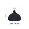 Creative Black Volcanic Stone Art Tableware, Dry Ice Sushi Plate, Cold Plate, Unique Cement Honeycomb Coal Spherical Plate