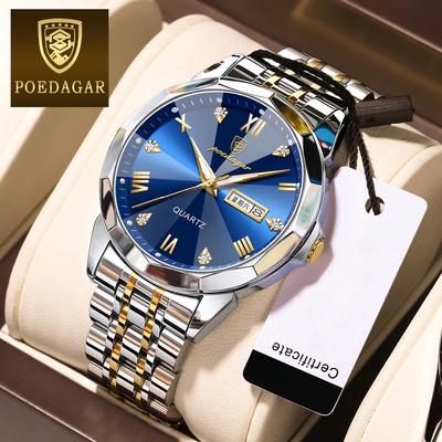 Nuevo Reloj de lujo para hombre de marca superior con caja, relojes de cuarzo luminosos