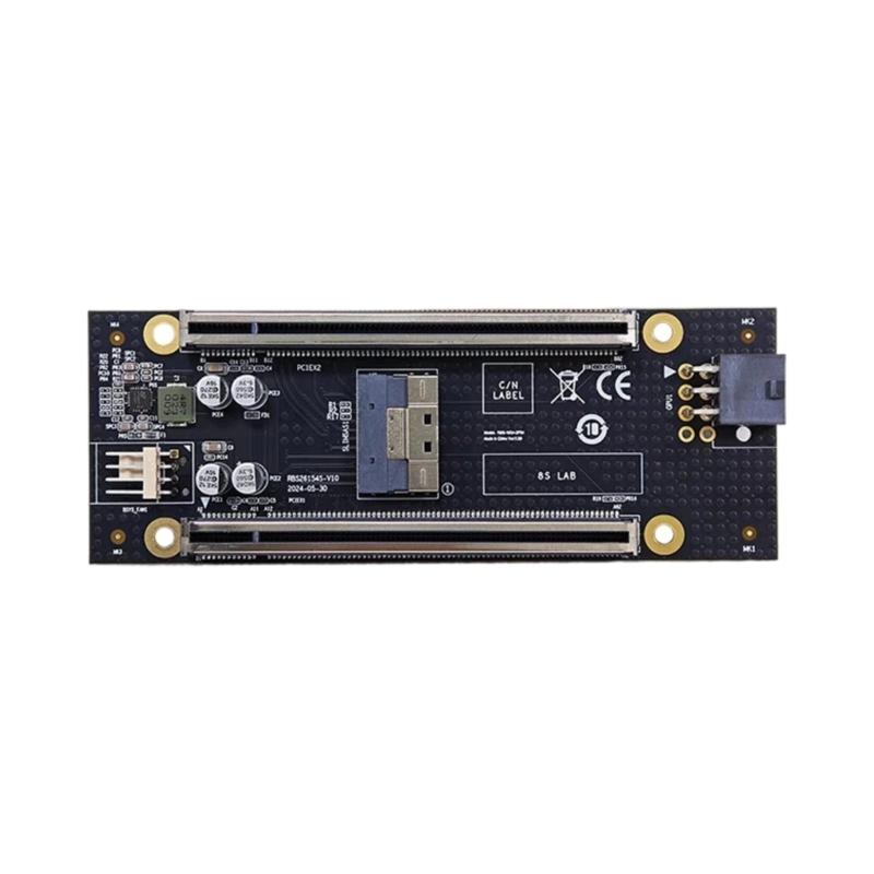 

Motherboard Compatible PCIe .0 Splitter Card For Storage Video 1