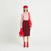 Lucky Pleats Knit M Barbados Red