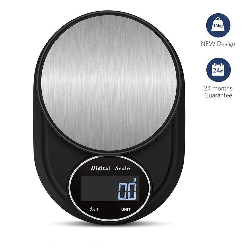 Digital Kitchen Scale Stainless Steel Electric Kitchen Food Scale High-precision Baking Scale LCD Backlight Display