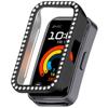 Protective Case For Huawei Band 10/10 NFC/9/9 NFC/8/8 NFC Hollow Design Rhinestone Decor PC Watch Cover