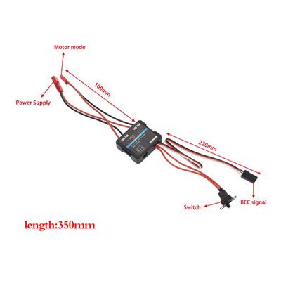 40A kartáčovaný elektronický regulátor rychlosti Esc pro Wpl C24 C34 Mn D90 Mn99S Mn86S