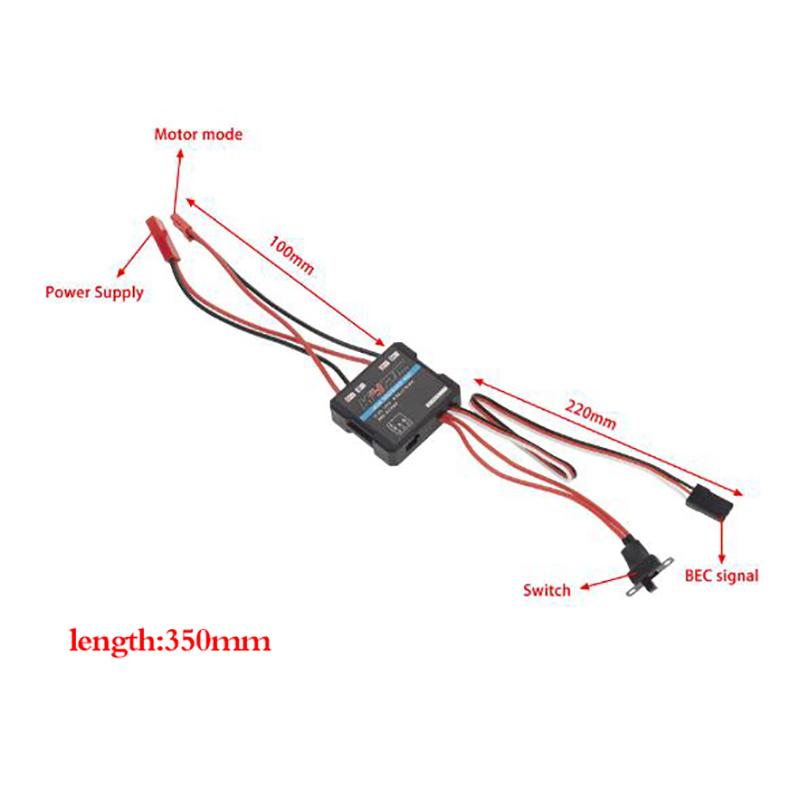 40A kartáčovaný elektronický regulátor rychlosti Esc pro Wpl C24 C34 Mn D90 Mn99S Mn86S