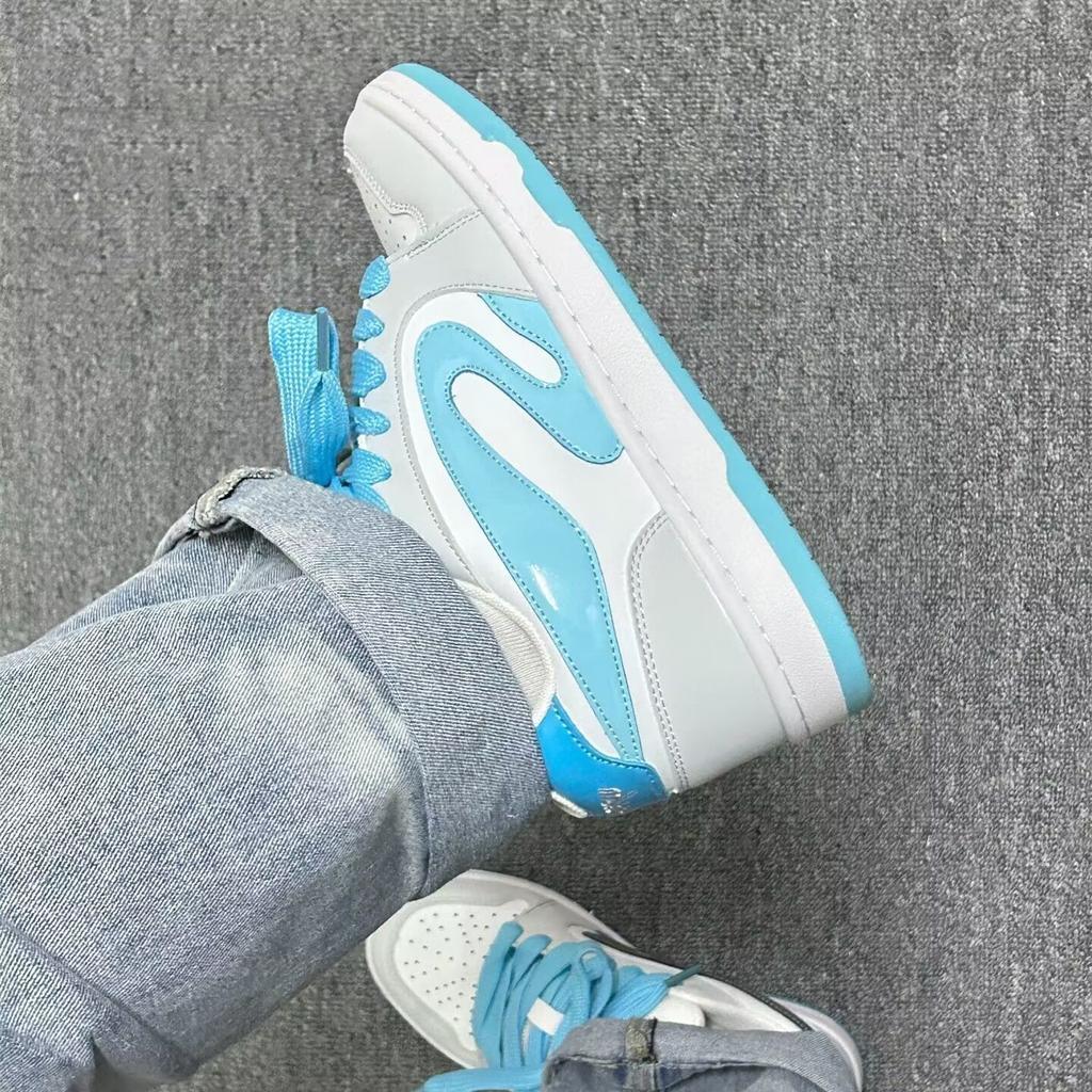 Sky Blue Original National Tide Niche Dopamine New Autumn Bread Shoes Women's Color Matching Platform Versatile Board Shoes