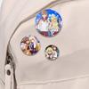 32/44/58mm A Certain Scientific Railgun HD Brooch Anime Badge Cartoon Figure Misaka Mikoto/Wannai Kinuho Round Display Pins Jewelry Gifts