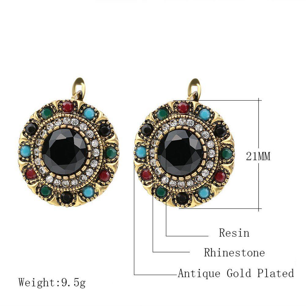 Fashion Jewellery Antique Tops Stud Traditional Stylish Fancy Earrings For Women & Girls(Multi-Colour)