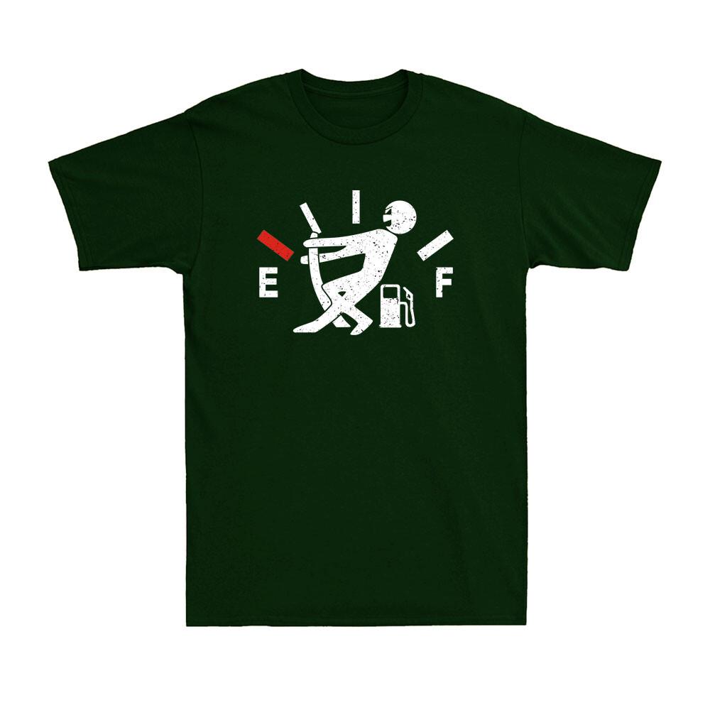 Funny Empty Car Gasoline Joke Gas Needle Circuit Fuel Gauge Empty Unisex TShirt