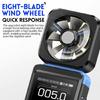 Handheld LCD Wind Meter Airflows Meter Wind Speed Gauge Meter Anemometer Measuring Wind Temperature Humidity