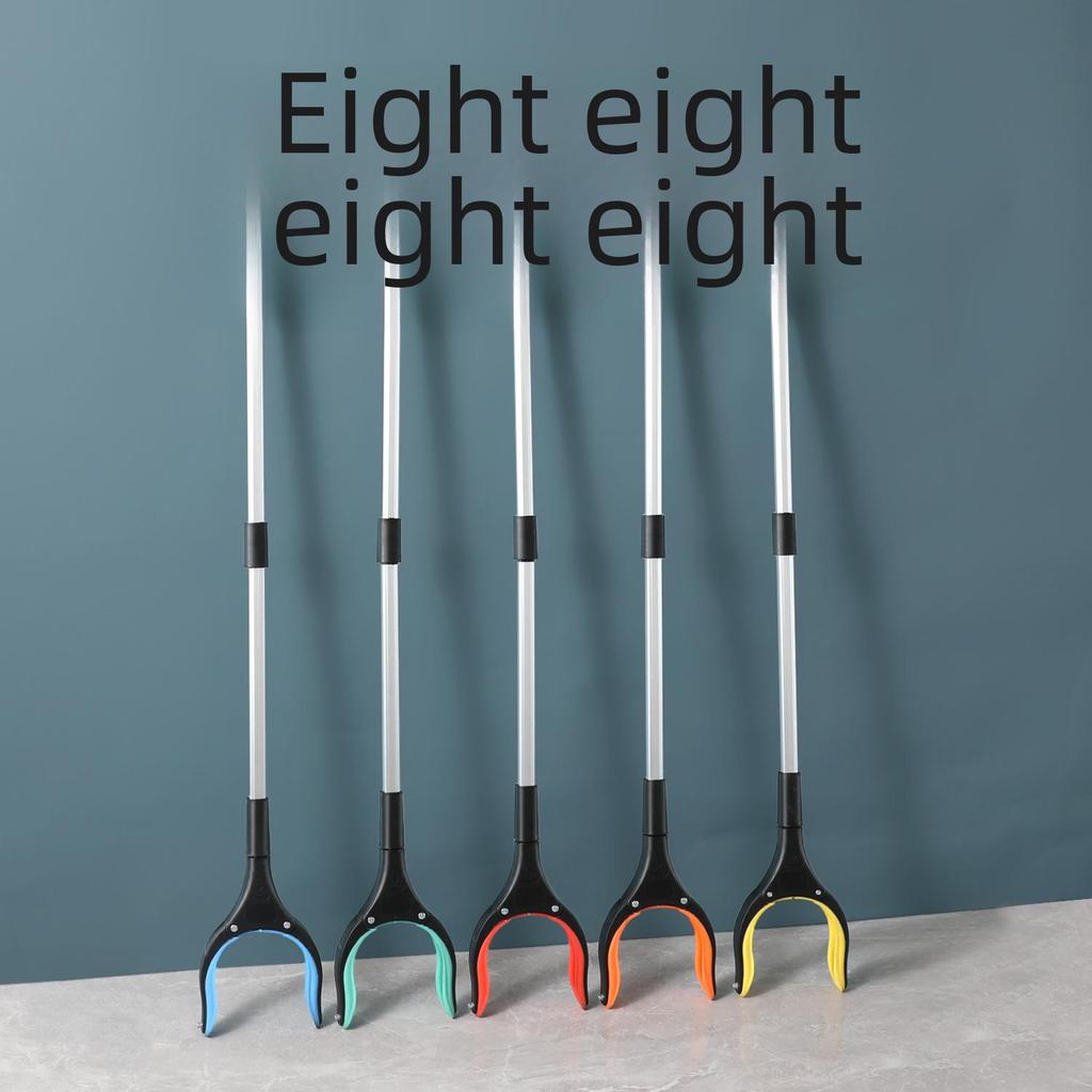 Collapsible Long-Handled Trash Picker Tongs - Household Sanitation Tool