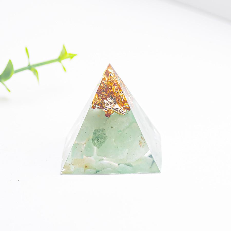 Geometric Crystal Geometric Pyramid Decor For Home Office Gift With Unique Mineral Stones
