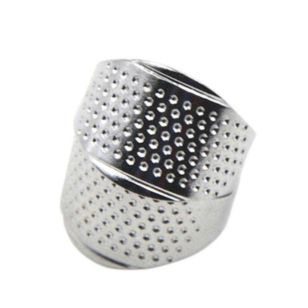 5Pcs/set Silver Ring Thimble Finger Protector Household Quilting Craft Accessories Household DIY Sewing Tools