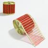 Wired Ribbon for Seasonal Decor Stripe Sequin Christmas Ribbon, Glitter Polyester Fabric Wide Craft Decorative Gift Wrapping Ribbons Wreath
