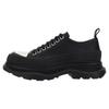 Alexander McQueen Tread Slick Lace Up Shoes 'Black White Toe' 735815WHZ6N1081