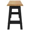 VidaXL Dining Bench EKAI Black 91.5 x 29 x 45.5 cm