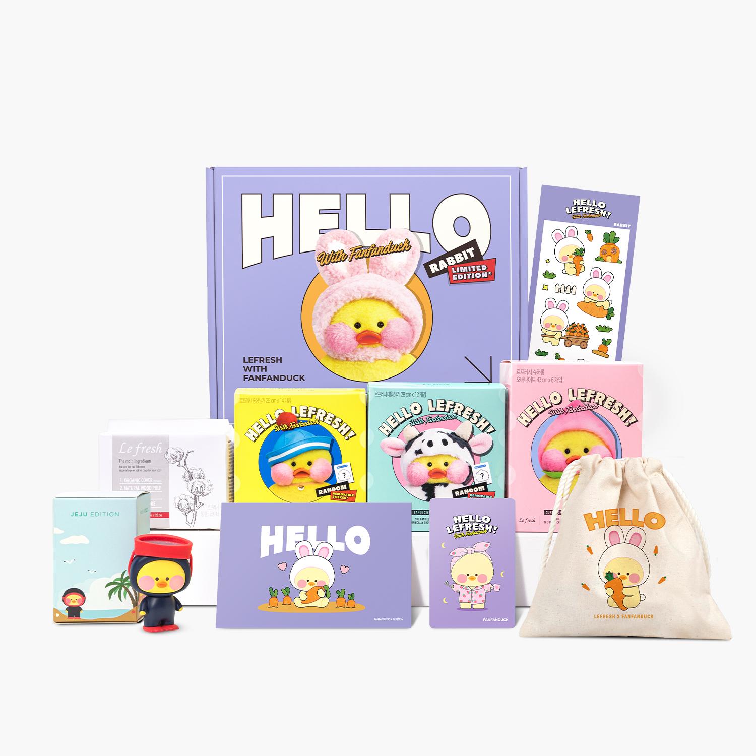 

Выберите 1 из 2 подарочных коробок (Розовый кролик/Персиковый) Pink Rabbit Gift Box