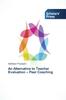 The An Alternative To Teacher Evaluation - Peer Coaching Book