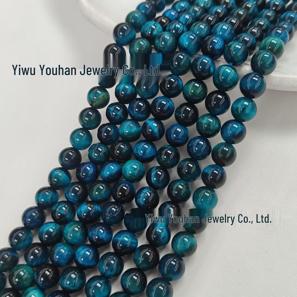 Handmade Natural Colorful Tiger Eye Stone Beaded Jewelry Accessories